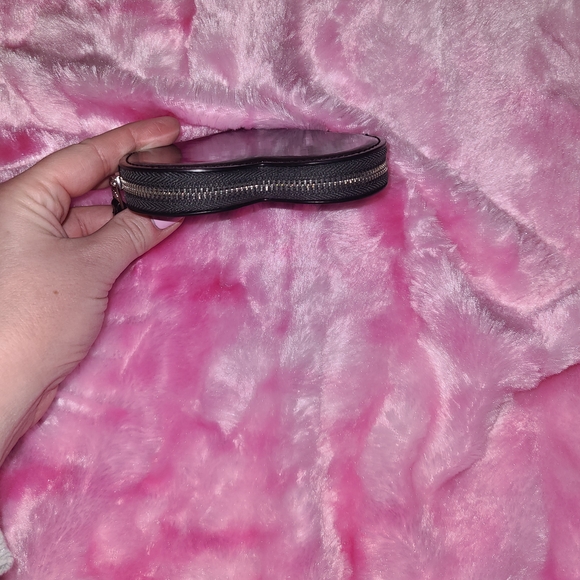 Coach Glittery Black Heart Coin Pouch - Picture 4 of 5